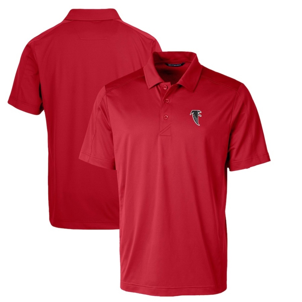 NWT Atlanta Falcons Cutter & Buck Textured Stretch Short Sleeve Polo~2XL~$60